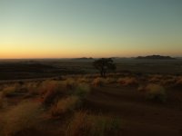 Namibwüste bei Sonnenuntergang